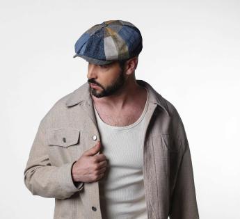 casquette large patchwork été Fresh Patchwork Flat Cap