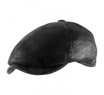 Casquette imitation cuir Tony