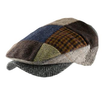 casquette irlandaise patchwork Vintage Tweed