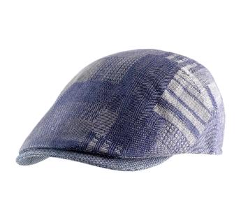 Casquette lin bleuté Ginepro