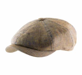 Casquette Stetson lin Hatteras Linen Glencheck