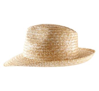 chapeau paille Nude Fedora Straw