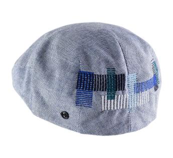 Casquette plate brodée Andy