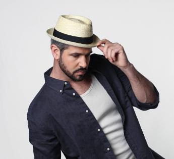 Chapeau porkpie paille fine Classic Porkpie Straw