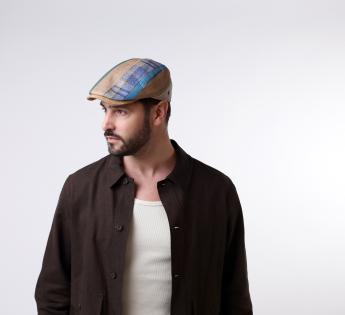 Casquette plate patchwork Nucci