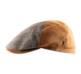 casquette été lin cuir Sevan