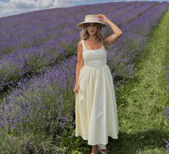 Chapeau  paille large femme Roby