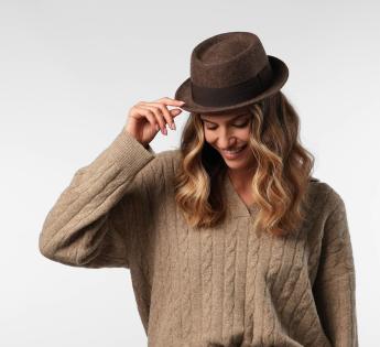 Chapeau Porkpie Noir Naxon